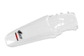 UFO PLASTIC REAR FENDER, WHT/WHT