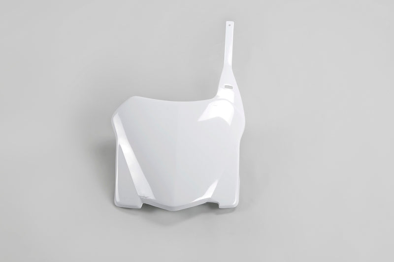 UFO PLASTIC FRONT PLATE, WHT/WHT