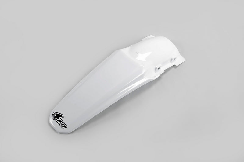 UFO PLASTIC REAR FENDER, WHT/WHT