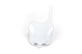 UFO PLASTIC FRONT PLATE, WHT/WHT