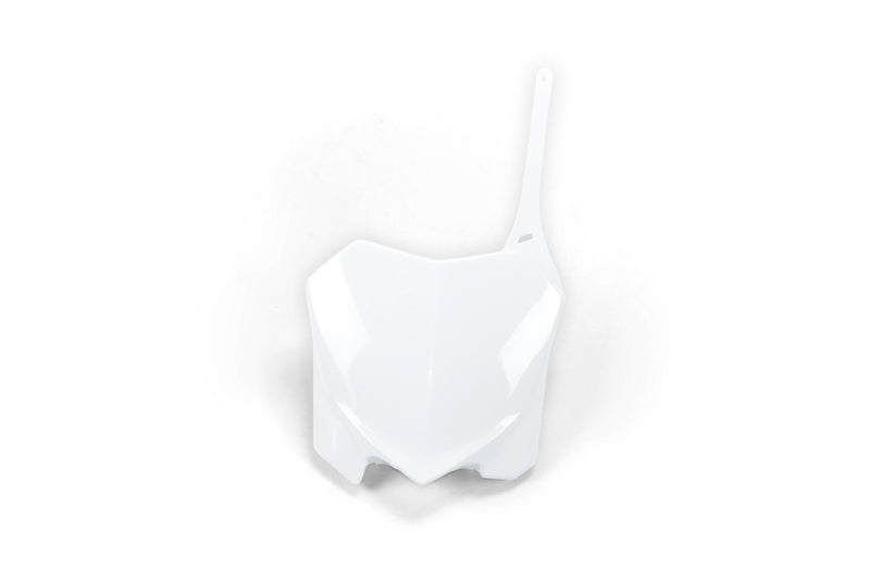 UFO PLASTIC FRONT PLATE, WHT/WHT