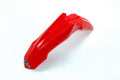 UFO PLASTIC FRONT FENDER, RED/RED
