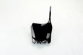 UFO PLASTIC FRONT PLATE, BLK/BLK