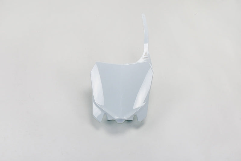 UFO PLASTIC FRONT PLATE, WHT/WHT