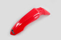 UFO PLASTIC FRONT FENDER, RED/RED