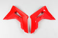UFO PLASTIC RAD SCOOPS, RED/RED