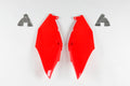 UFO PLASTIC SIDE PANELS, RED/RED