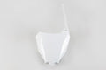 UFO PLASTIC FRONT PLATE, WHT/WHT