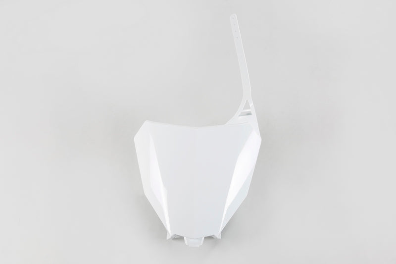 UFO PLASTIC FRONT PLATE, WHT/WHT