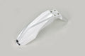 UFO PLASTIC FRONT FENDER, WHT/WHT