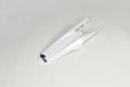 UFO PLASTIC REAR FENDER, WHT/WHT