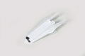 UFO PLASTIC REAR FENDER, WHT/WHT