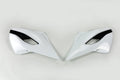 UFO PLASTIC RAD SCOOPS, WHT/WHT