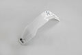 UFO PLASTIC FRONT FENDER, WHT/WHT
