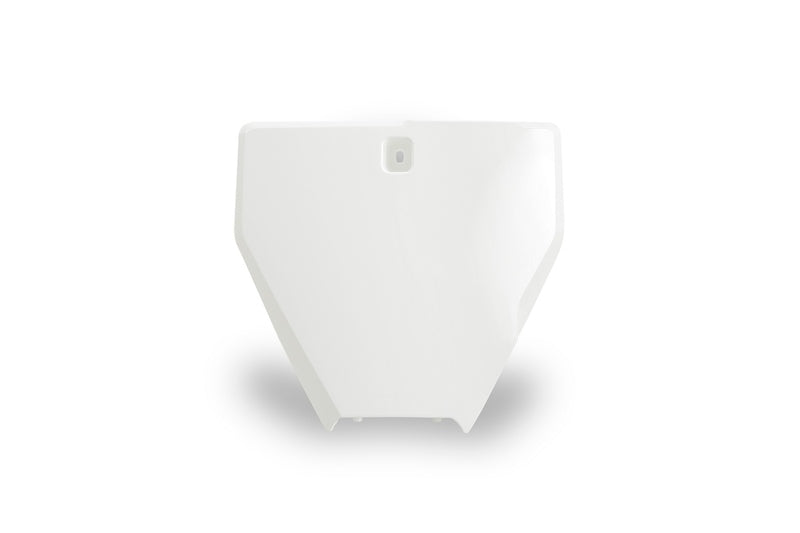 UFO PLASTIC FRONT PLATE, WHT/WHT