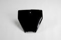 UFO PLASTIC FRONT PLATE, BLK/BLK