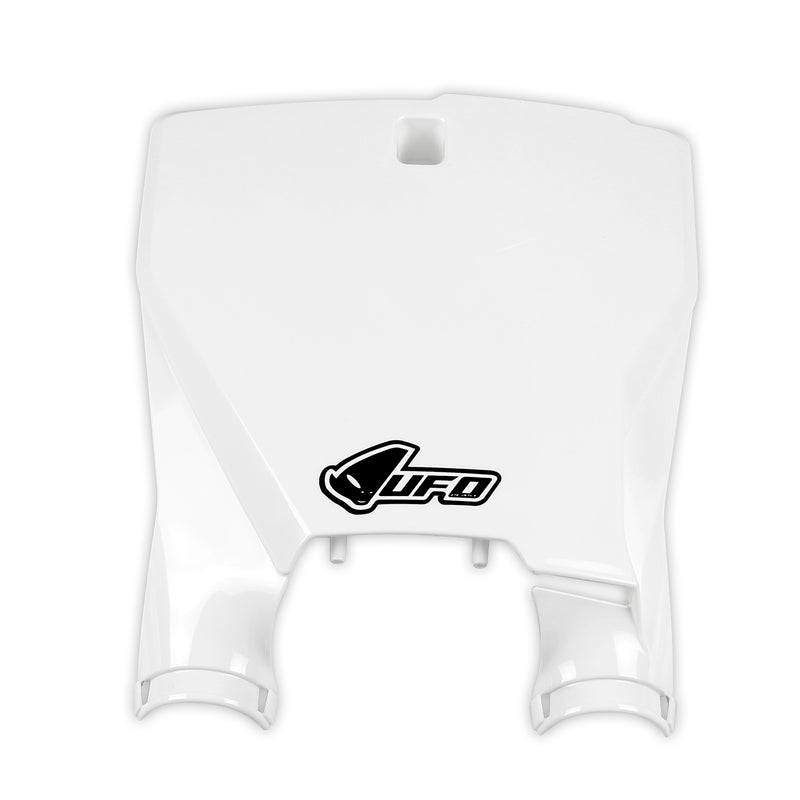 UFO PLASTIC FRONT PLATE, WHT/WHT