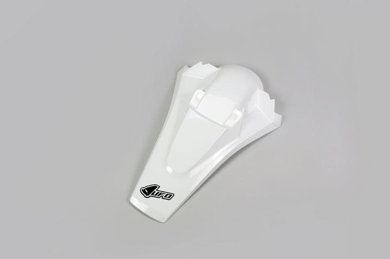UFO PLASTIC REAR FENDER, WHT/WHT