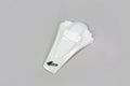 UFO PLASTIC REAR FENDER, WHT/WHT