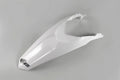UFO PLASTIC REAR FENDER, WHT/WHT
