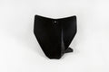 UFO PLASTIC FRONT PLATE, BLK/BLK
