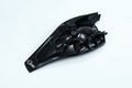 UFO PLASTIC REAR FENDER, BLK/BLK