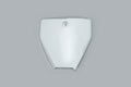 UFO PLASTIC FRONT PLATE, WHT/WHT