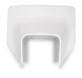 UFO PLASTIC FRONT PLATE, WHT/WHT