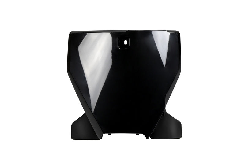 UFO PLASTIC FRONT PLATE, BLK/BLK