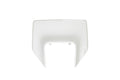UFO PLASTIC FRONT PLATE, WHT/WHT