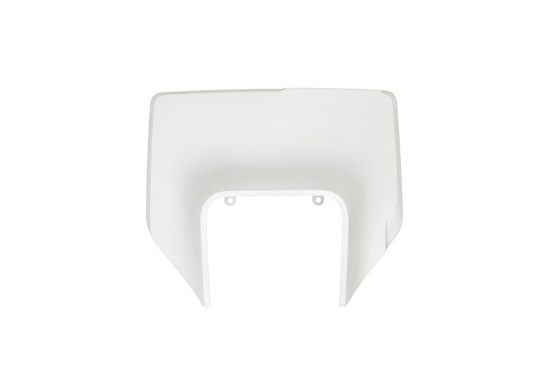 UFO PLASTIC FRONT PLATE, WHT/WHT