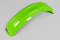 UFO PLASTIC FRONT FENDER, GRN/GRN