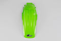 UFO PLASTIC REAR FENDER, GRN/GRN