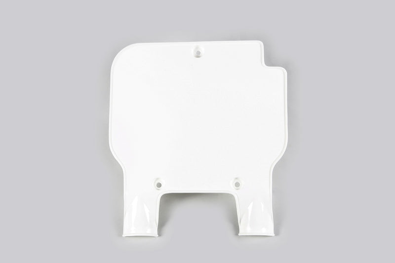 UFO PLASTIC FRONT PLATE, WHT/WHT