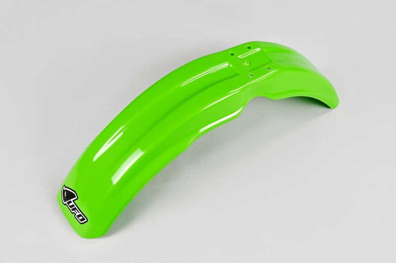 UFO PLASTIC FRONT FENDER, GRN/GRN