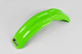 UFO PLASTIC FRONT FENDER, GRN/GRN