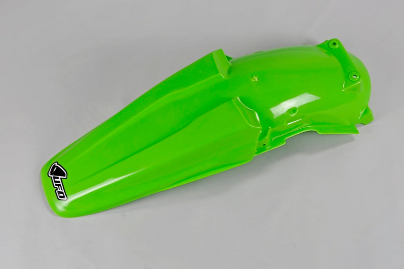 UFO PLASTIC REAR FENDER, GRN/GRN