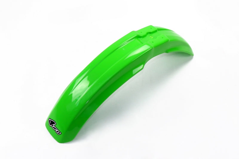 UFO PLASTIC FRONT FENDER, GRN/GRN