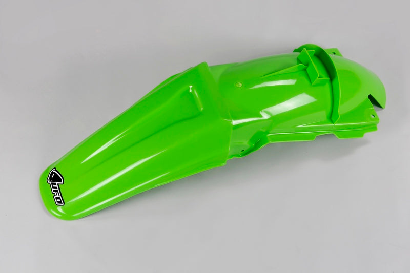 UFO PLASTIC REAR FENDER, GRN/GRN