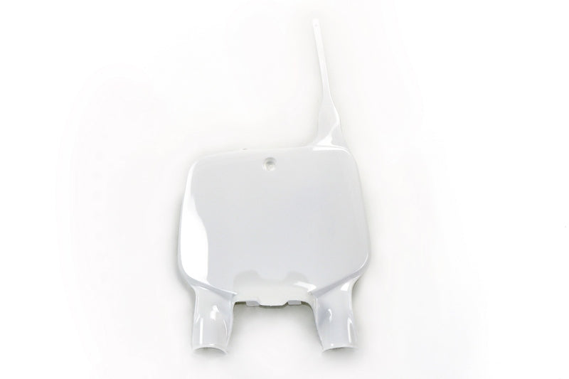 UFO PLASTIC FRONT PLATE, WHT/WHT