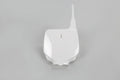 UFO PLASTIC FRONT PLATE, WHT/WHT