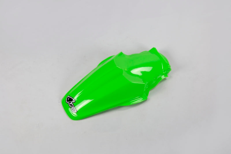 UFO PLASTIC REAR FENDER, GRN/GRN