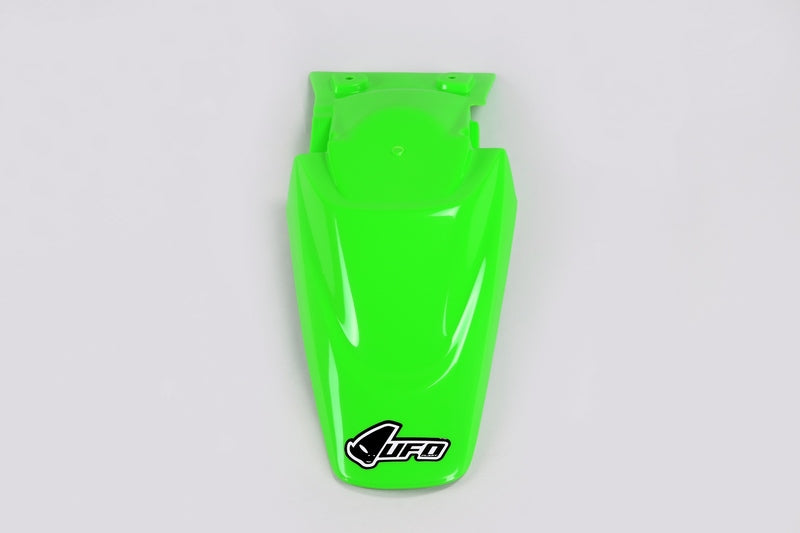 UFO PLASTIC REAR FENDER, GRN/GRN
