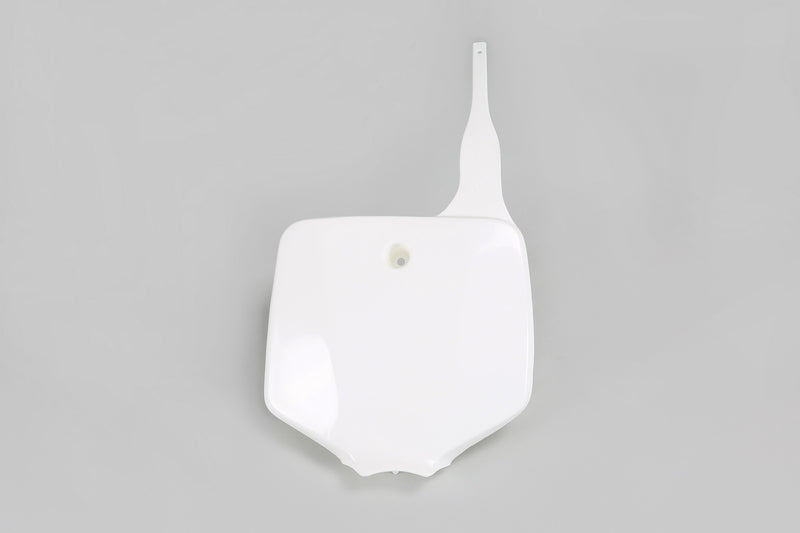 UFO PLASTIC FRONT PLATE, WHT/WHT