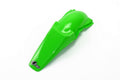 UFO PLASTIC REAR FENDER, GRN/GRN