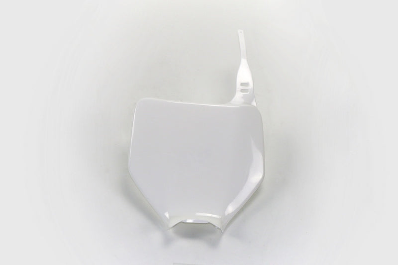 UFO PLASTIC FRONT PLATE, WHT/WHT