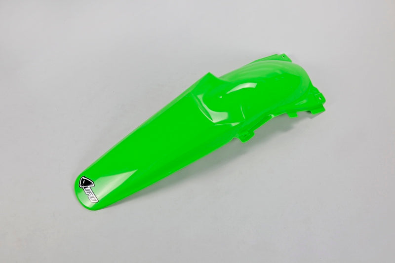 UFO PLASTIC REAR FENDER, GRN/GRN
