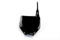 UFO PLASTIC FRONT PLATE, BLK/BLK