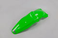 UFO PLASTIC REAR FENDER, GRN/GRN