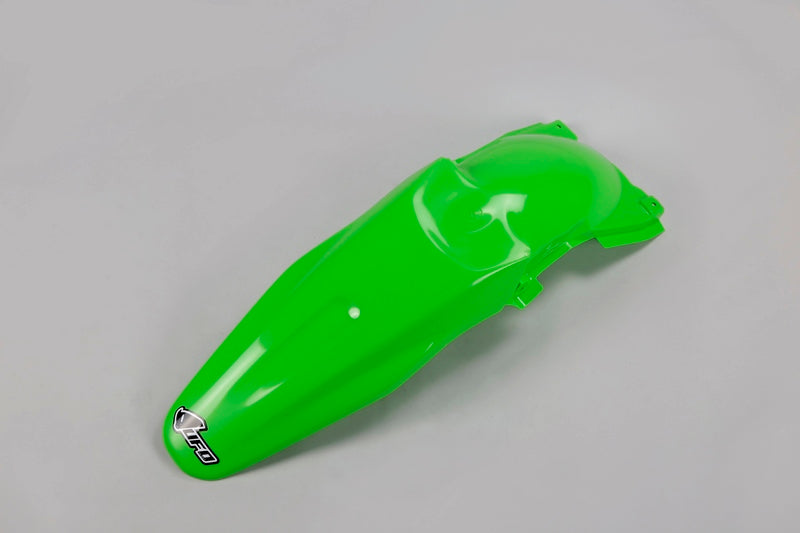 UFO PLASTIC REAR FENDER, GRN/GRN